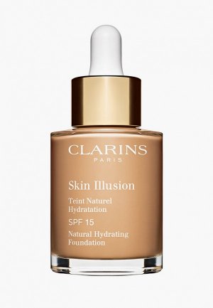 Тональный крем Clarins Skin Illusion SPF 15, оттенок 110 HONEY, 30 мл. Цвет: бежевый