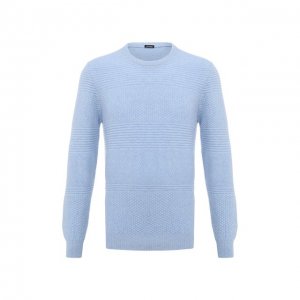 Кашемировый свитер Kiton. Цвет: голубой