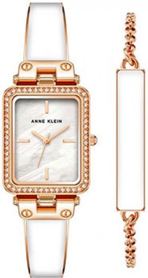 Fashion наручные женские часы 3898WTST. Коллекция Box Set Anne Klein