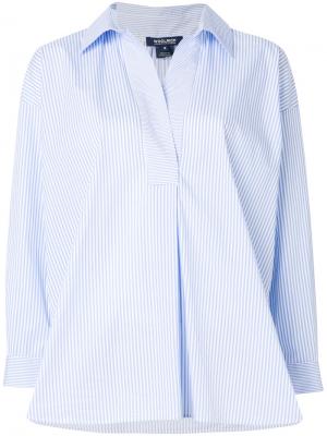Полосатая рубашка Woolrich. Цвет: синий