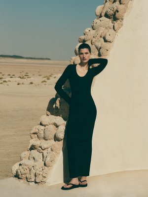 Платье Angelina 12 STOREEZ. Цвет: черный