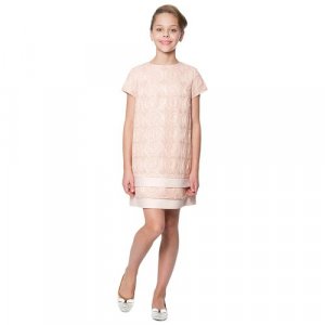 Платье , размер 36, 146, коралловый Шалуны. Цвет: розовый