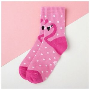Носки детские KAFTAN Фламинго р-р 16-18, розовый 4531860. Цвет: розовый
