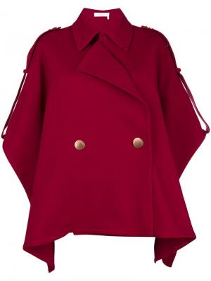 Двубортный пиджак See By Chloé. Цвет: красный
