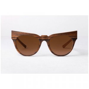 Солнцезащитные очки Brevno, коричневый BREVNO. Цвет: коричневый