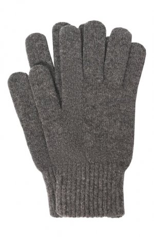 Кашемировые перчатки MUST. Цвет: серый