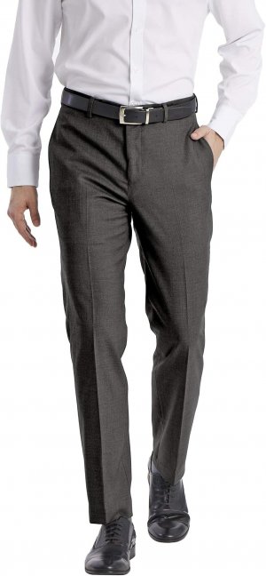 Мужские классические брюки узкого кроя, серый Calvin Klein