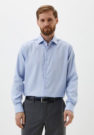 Рубашка Eterna Modern-fit. Цвет: голубой