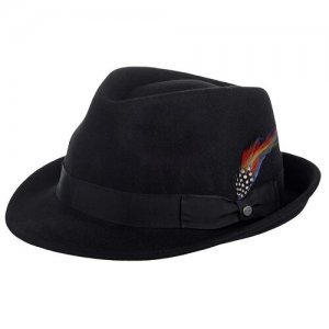 Шляпа , размер 57, черный STETSON. Цвет: черный
