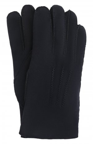 Замшевые перчатки Alexis Agnelle. Цвет: синий