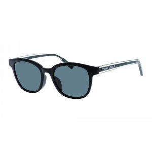 Солнцезащитные очки , серый, черный TOMMY HILFIGER. Цвет: серый/черный