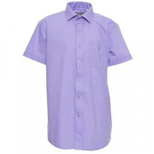Школьная рубашка , размер 152-158, фиолетовый Tsarevich. Цвет: сиреневый/фиолетовый