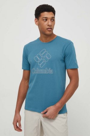 Спортивная футболка Pacific Crossing II , бирюзовый Columbia