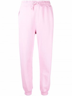 Спортивные брюки из джерси с кулиской RED Valentino. Цвет: розовый
