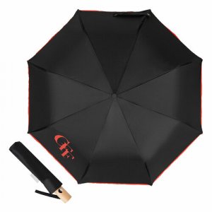 Зонт, черный Ferre. Цвет: черный