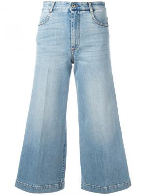 Широкие джинсовые кюлоты Stella McCartney. Цвет: синий