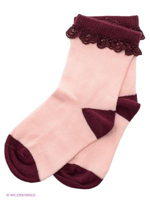 Носки NAME IT. Цвет: бледно-розовый, бордовый