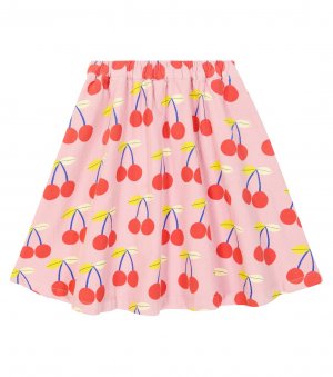 Вельветовая юбка с принтом , розовый Jellymallow