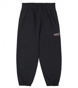 Спортивные брюки из хлопкового джерси с логотипом , серый Balenciaga Kids