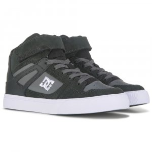 Детские кроссовки для скейтбординга Pure High Top EV Little/Big Kid Dc Shoes, серый shoes