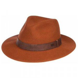 Шляпа , размер 59, оранжевый Bailey. Цвет: оранжевый/рыжий