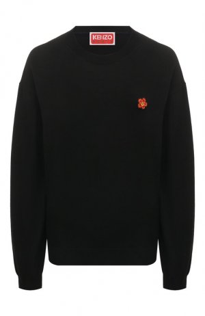 Шерстяной пуловер Kenzo. Цвет: чёрный
