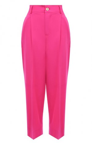 Шерстяные брюки Lorena Antoniazzi. Цвет: розовый