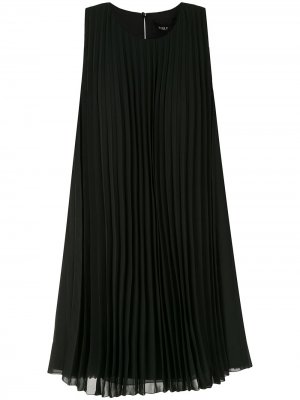 Платье-трапеция со складками Paule Ka. Цвет: черный