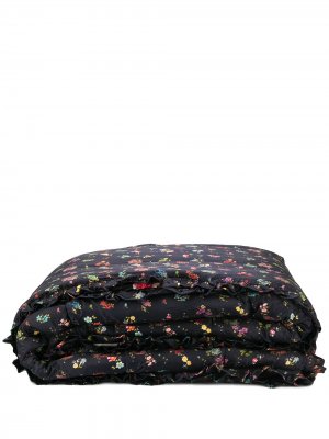 Одеяло с цветочным принтом Preen By Thornton Bregazzi. Цвет: синий