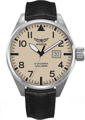 Швейцарские наручные мужские часы V.1.22.0.190.4. Коллекция Airacobra P42 Aviator