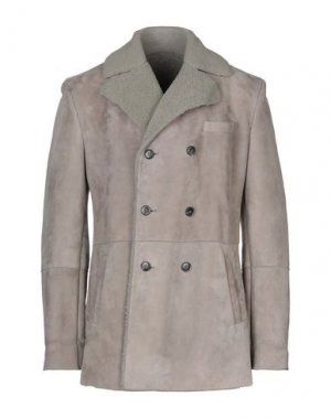 Пальто RVL. Цвет: серый