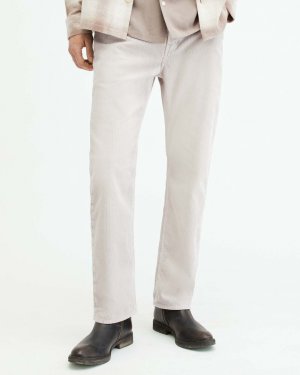 Вельветовые джинсы Curtis прямого кроя , прохладный серый AllSaints