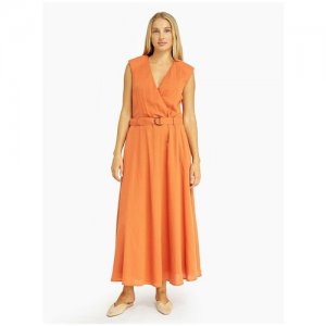 Платье , размер 44, оранжевый SKILLS & GENES. Цвет: оранжевый