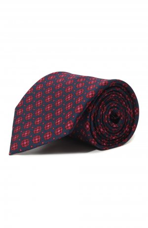 Комплект из галстука и платка Stefano Ricci. Цвет: синий