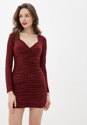 Платье Gepur. Цвет: бордовый