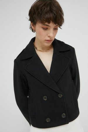 Куртка из смесовой шерсти , черный Abercrombie & Fitch