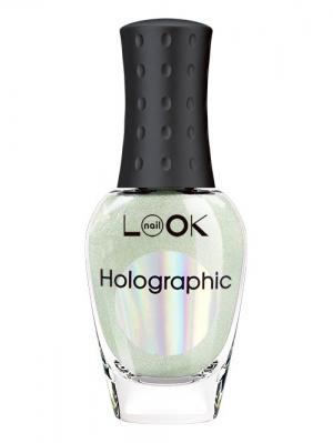 Лак для ногтей Holographic nailLOOK. Цвет: зеленый