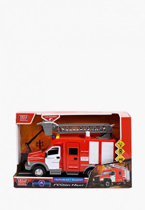 Игрушка интерактивная Технопарк ГАЗон Next. Пожарная машина, 11х22 см. Цвет: красный
