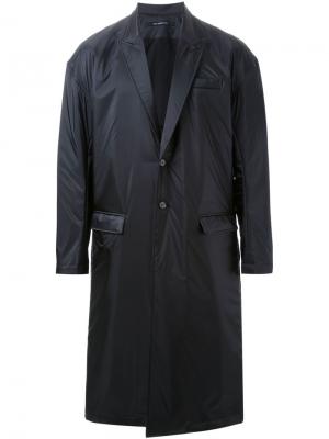 Классическое однобортное пальто Dressedundressed. Цвет: чёрный