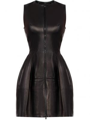 Короткое платье ALAIA. Цвет: черный
