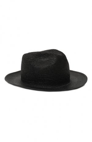 Соломенная шляпа Giorgio Armani. Цвет: чёрный