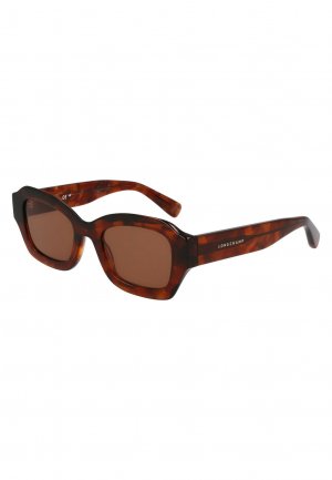 Солнцезащитные очки , фактурные коричневые Longchamp
