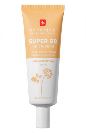 Super BB-крем для лица, оттенок Натурально-бежевый (40ml) Erborian. Цвет: бесцветный
