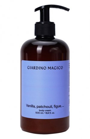 Крем для тела Vanilla, patchouli, figue (500ml) Giardino Magico. Цвет: бесцветный