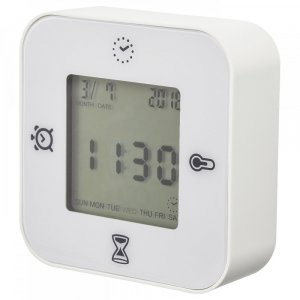 KLOCKIS Cloquis часы термометр будильник таймер белый IKEA