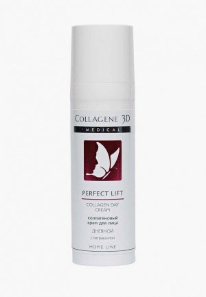 Крем для лица Collagene 3D Medical дневной, обновления кожи с антивозрастным комплексом PERFECT LIFT, 30 мл. Цвет: белый