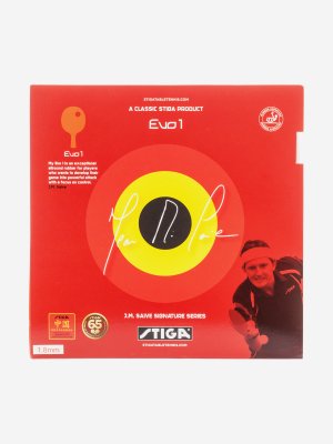 Накладка для ракетки настольного тенниса JMS Evo 1 1,8 мм, 2021, Красный Stiga. Цвет: красный