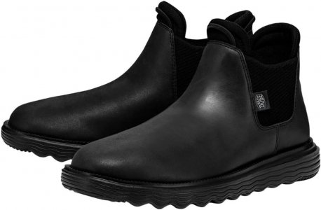 Ботинки Челси Branson Craft Leather Boot , цвет Black/Black Hey Dude