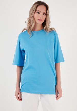 Базовая футболка LOOSE FIT , цвет baby blue LELA