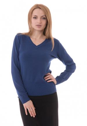 Пуловер Sempre. Цвет: синий